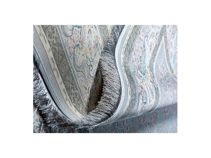 تصویر فرش پاتریس طرح افشان سی گل رنگ فیلی 1500 شانه